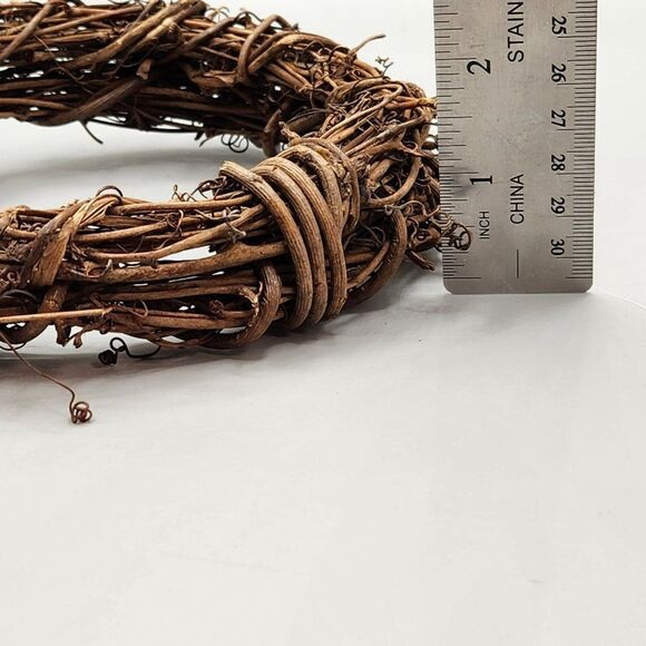 Grapevine Wreath 6 Inch Diameter Double Thick Dried Natural Grapevine  Crafts - Picture 4 of 4